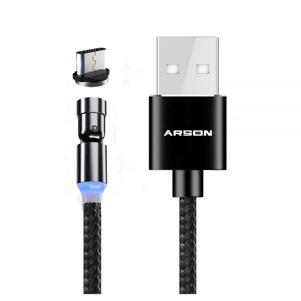 کابل مغناطیسی USB به USB-C آرسون مدل AN-Q36 طول 1 متر